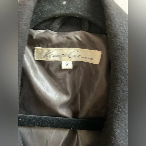 Kenneth Cole double breasted wool blend jacket Sz S - Picture 8 of 13